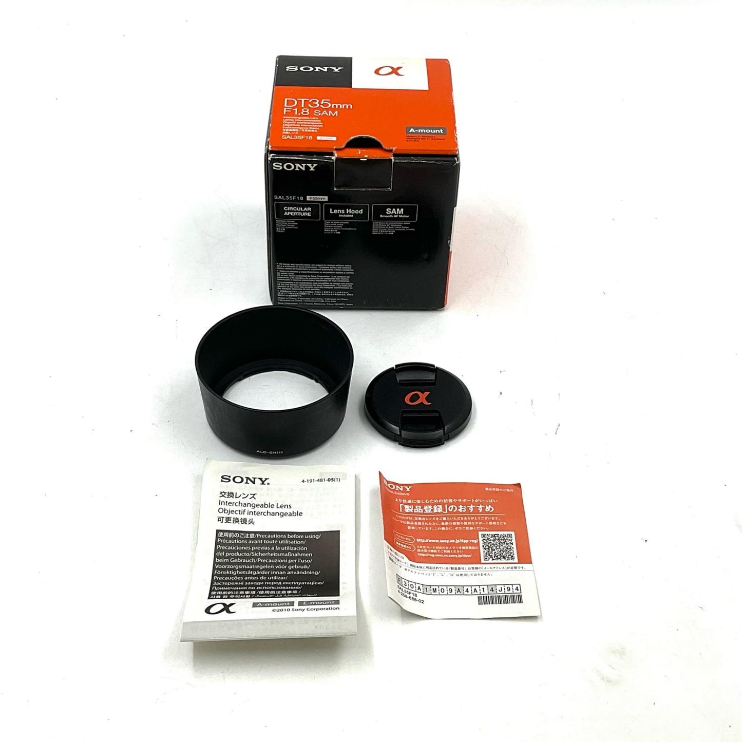 【全額返金保証】【最速発送】Sony DT35mm F1.8 SAM SAL35F18 美品 動作確認済