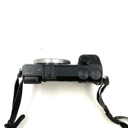 【全額返金保証】【最速発送】Sony デジタル一眼 α NEX-7 ボディ ブラック 動作確認済