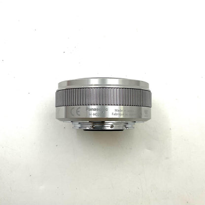 【全額返金保証】【最速発送】Panasonic LUMIX G 20mm/F1.7 II ASPH. H-H020A-S [シルバー] 美品 動作確認済