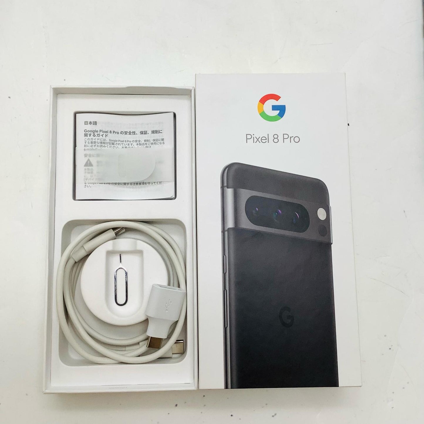 【全額返金保証】【最速発送】Google Pixel 8　Pro 256GB オビシディアン docomo SIMフリー GE9DP 白ロム 美品 動作確認済