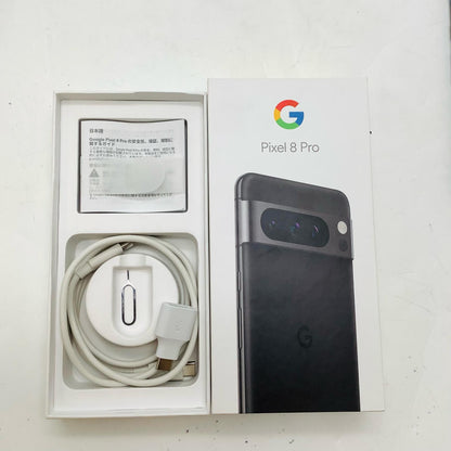 【全額返金保証】【最速発送】Google Pixel 8　Pro 256GB オビシディアン docomo SIMフリー GE9DP 白ロム 美品 動作確認済