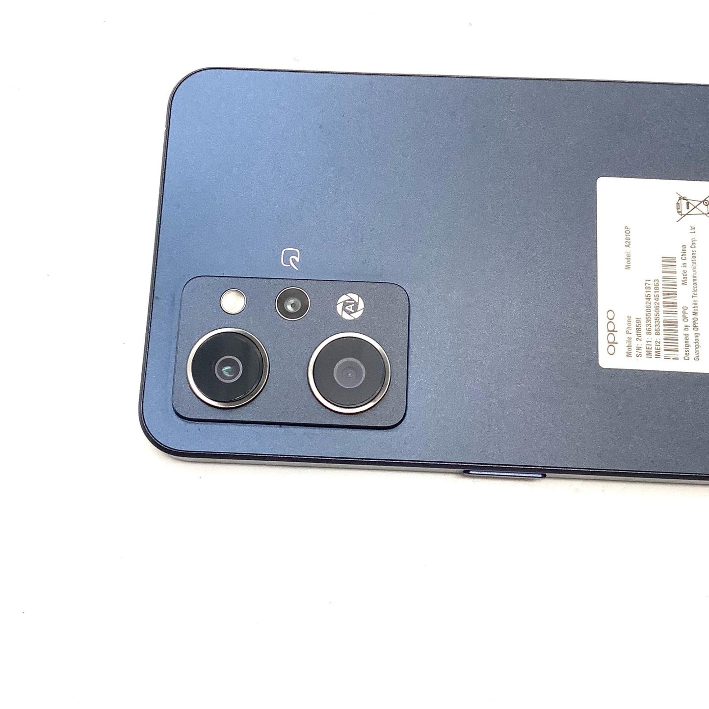【全額返金保証】【最速発送】OPPO Reno 7A 128GB スターリーブラック Softbank SIMフリー A2010P 白ロム 美品 動作確認済