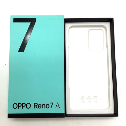 【全額返金保証】【最速発送】OPPO Reno 7A 128GB スターリーブラック Softbank SIMフリー A2010P 白ロム 美品 動作確認済