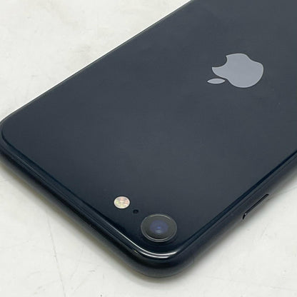 【全額返金保証】【最速発送】Apple iPhone iPhone SE（第3世代） 64GB ミッドナイト Softbank SIMフリー 白ロム 動作確認済 75%
