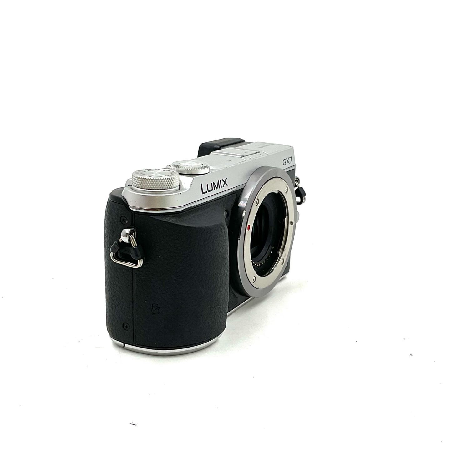 【全額返金保証】【最速発送】Panasonic デジタル一眼 LUMIX DMC-GX7-S ボディ [シルバー] 動作確認済