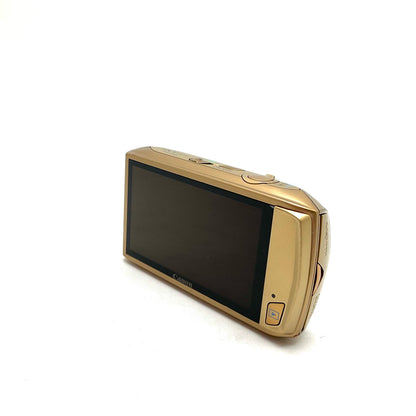 【全額返金保証】【最速発送】Canon コンパクトデジタルカメラ IXY 32S [ゴールド] 美品 動作確認済