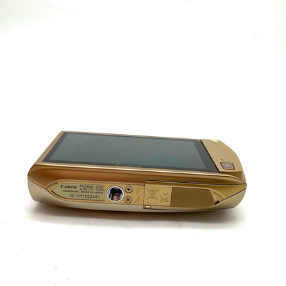 【全額返金保証】【最速発送】Canon コンパクトデジタルカメラ IXY 32S [ゴールド] 美品 動作確認済
