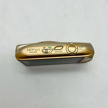 【全額返金保証】【最速発送】Canon コンパクトデジタルカメラ IXY 32S [ゴールド] 美品 動作確認済