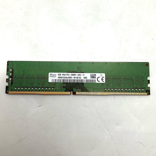 【全額返金保証】【最速発送】Hynix メモリ デスクトップpc用DDR 4 8GB HMA81GU6JJR8N-VK 美品 動作確認済