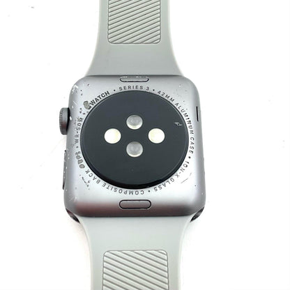 【全額返金保証】【最速発送】Apple Watch Series 3 アルミニウム 42mm GPS 97% 動作確認済