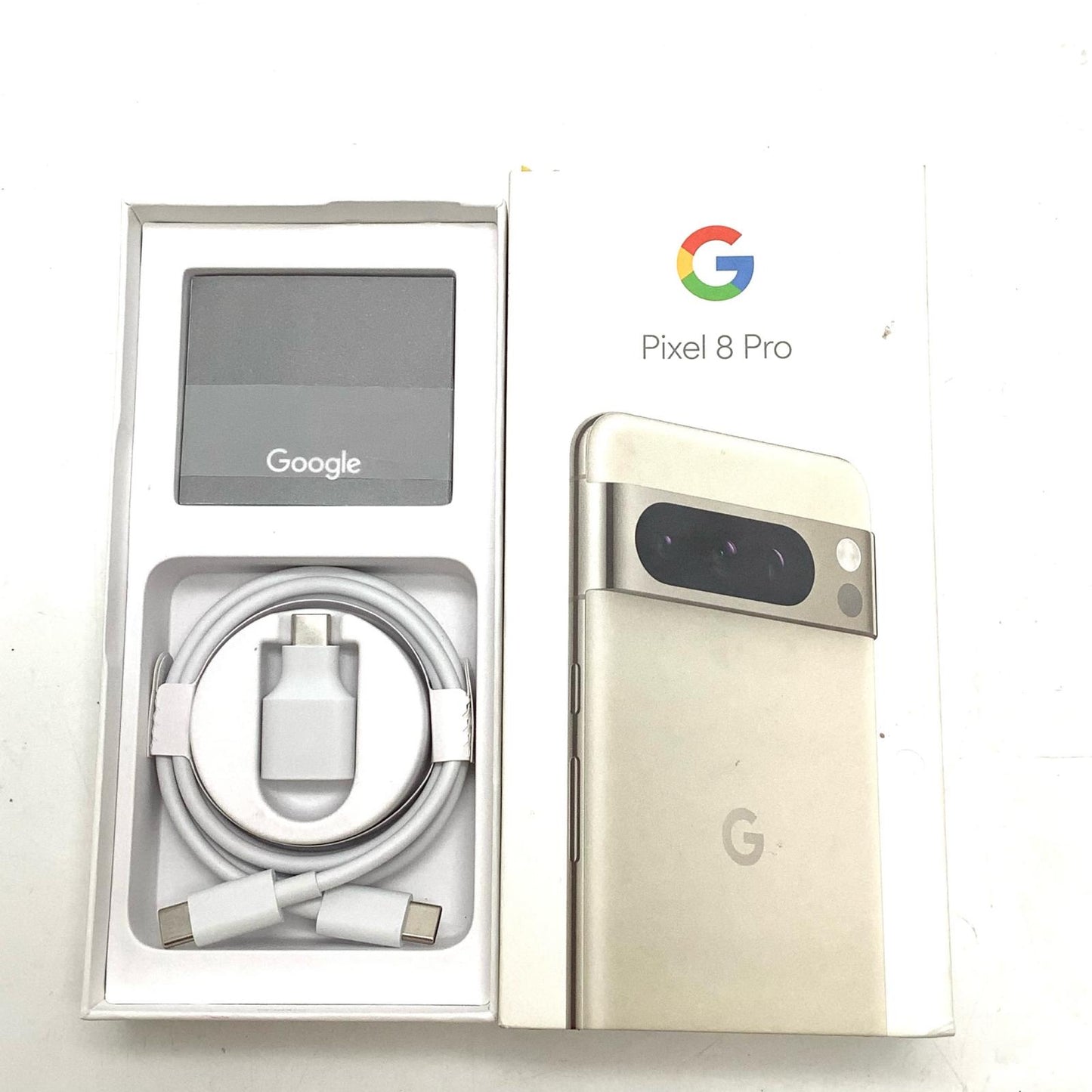 【全額返金保証】【最速発送】Google Pixel 8 Pro 128GB ポーセリン SIMフリー GE9DP 白ロム 動作確認済