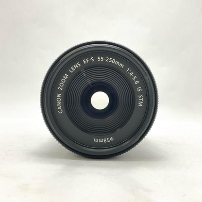 【全額返金保証】【最速発送】Canon EF-S55-250mm F4-5.6 IS STM 美品 動作確認済
