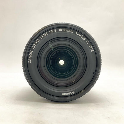 【全額返金保証】【最速発送】Canon EF-S18-55mm F4-5.6 IS STM 美品 動作確認済