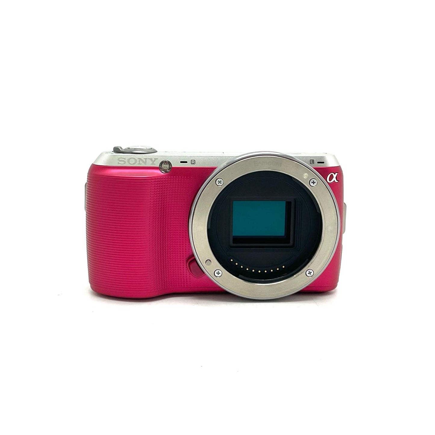 【全額返金保証】【最速発送】Sony デジタル一眼 α NEX-C3 ピンク 美品 動作確認済