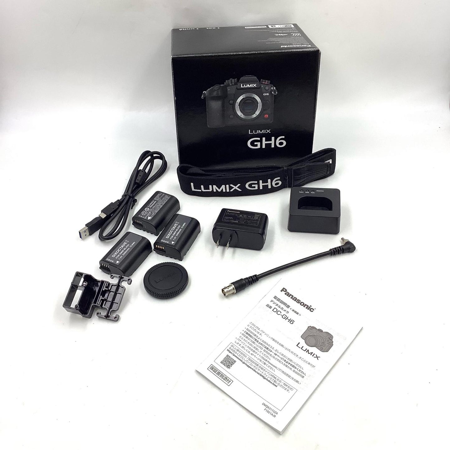【全額返金保証】【最速発送】Panasonic デジタル一眼 LUMIX DC-GH6 ボディ ブラック 美品 動作確認済