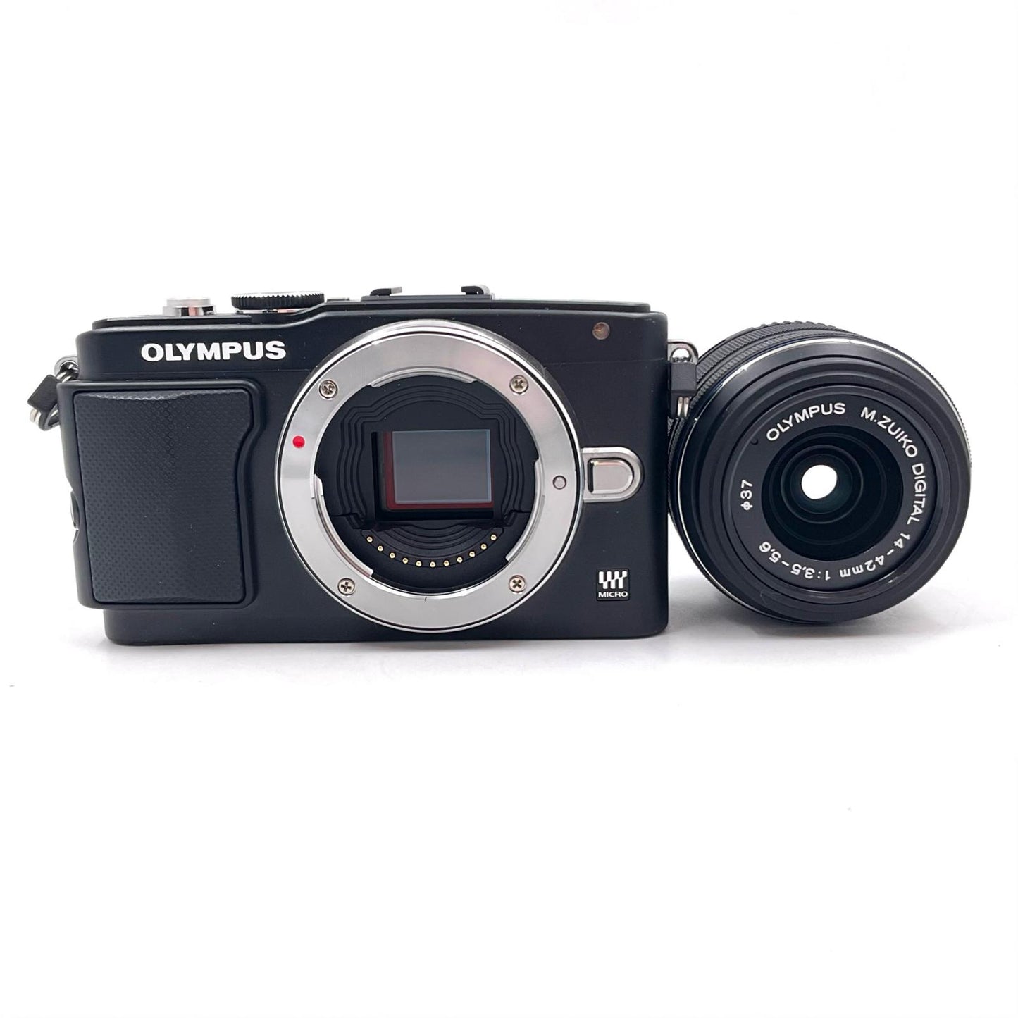 【全額返金保証】【最速発送】OLYMPUS デジタル一眼 PEN Lite E-PL5 M.ZUIKO DIGITAL 14-42mm F3.5-5.6 ズームレンズキット ブラック 動作確認済