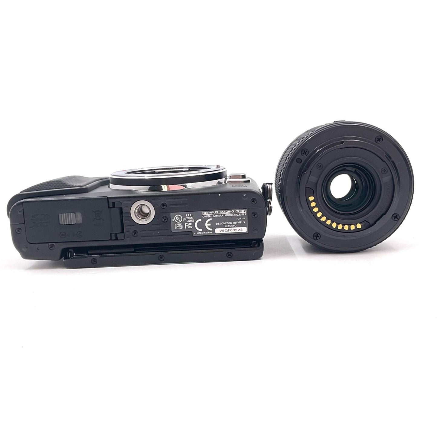【全額返金保証】【最速発送】OLYMPUS デジタル一眼 PEN Lite E-PL5 M.ZUIKO DIGITAL 14-42mm F3.5-5.6 ズームレンズキット ブラック 動作確認済