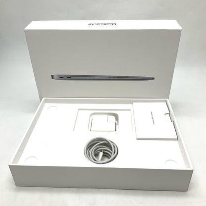 【全額返金保証】【最速発送】Apple MacBook Air 13.3インチ 2020 1.1GHz デュアルコア Intel Core i3 8GB 256GB スペースグレイ 美品 動作確認済