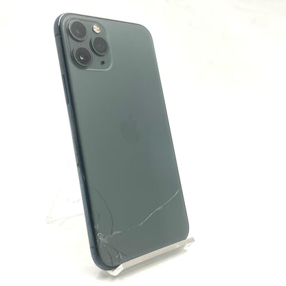 【最速発送】Apple iPhone iPhone 11 Pro 64GB ミッドナイトグリーン Softbank SIMフリー 白ロム【難有】 66%