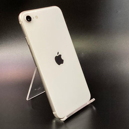 【全額返金保証】【最速発送】Apple iPhone iPhone SE（第3世代） 64GB スターライト Softbank 白ロム 動作確認済 75%