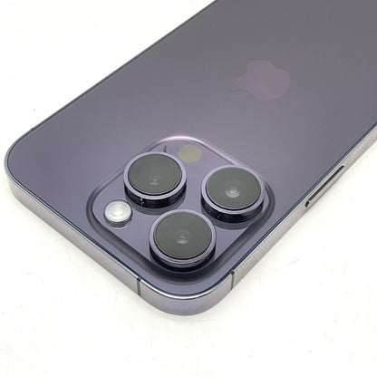 【全額返金保証】【最速発送】Apple iPhone iPhone 14 Pro 256GB ディープパープル SIMフリー 白ロム 美品 動作確認済 82%
