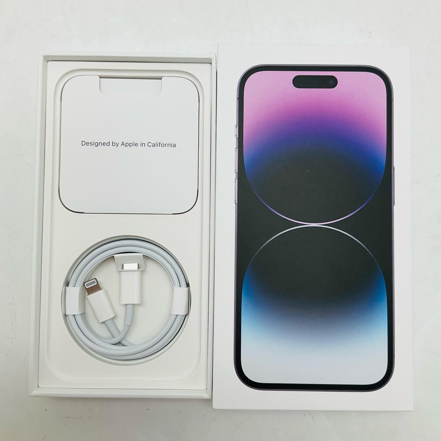 【全額返金保証】【最速発送】Apple iPhone iPhone 14 Pro 256GB ディープパープル SIMフリー 白ロム 美品 動作確認済 82%