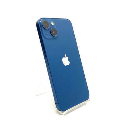 【全額返金保証】【最速発送】Apple iPhone iPhone 13 128GB ブルー au 美品 動作確認済 90%