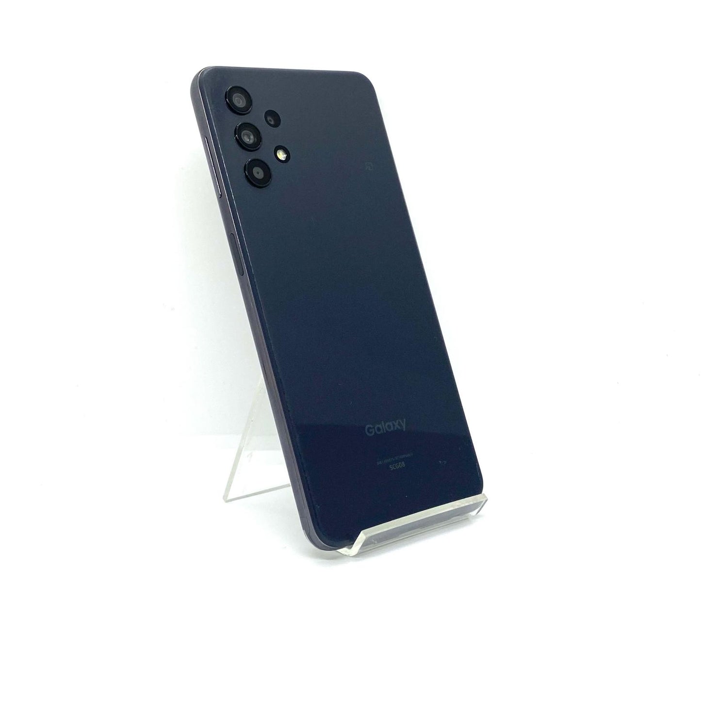 【全額返金保証】【最速発送】SAMSUNG Galaxy A32 64GB オーサムブラック au SCG08 白ロム 動作確認済