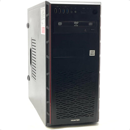 【全額返金保証】【最速発送】フロンティア FRGAH570/WST28/NTK i7-10700F 32GB M.2 SSD 1TB HDD 2TB RTX 3060 Ti 美品 動作確認済