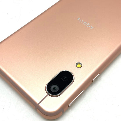 【全額返金保証】【最速発送】SHARP AQUOS sense3 lite 64GB ライトカッパー 楽天モバイル SH-RM12 白ロム 動作確認済