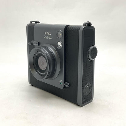 【全額返金保証】【最速発送】FUJIFILM instax WIDE Evo チェキ [ブラック] 超美品 動作確認済