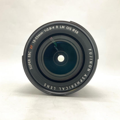 【全額返金保証】【最速発送】FUJIFILM フジノンレンズ XF18-55mmF2.8-4 R LM OIS 美品 動作確認済