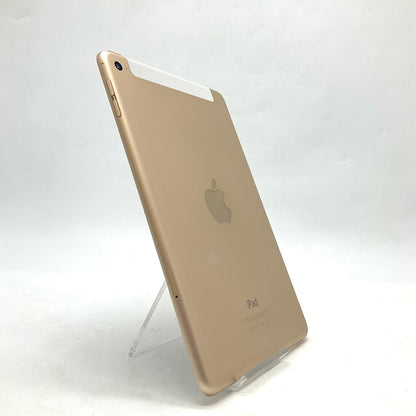 【全額返金保証】【最速発送】Apple iPad mini 7.9インチ 第4世代 128GB ゴールド WiFi+Cellular SIMフリー 白ロム 美品 動作確認済