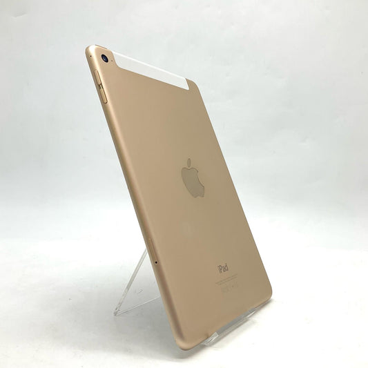 【全額返金保証】【最速発送】Apple iPad mini 7.9インチ 第4世代 128GB ゴールド WiFi+Cellular SIMフリー 白ロム 美品 動作確認済