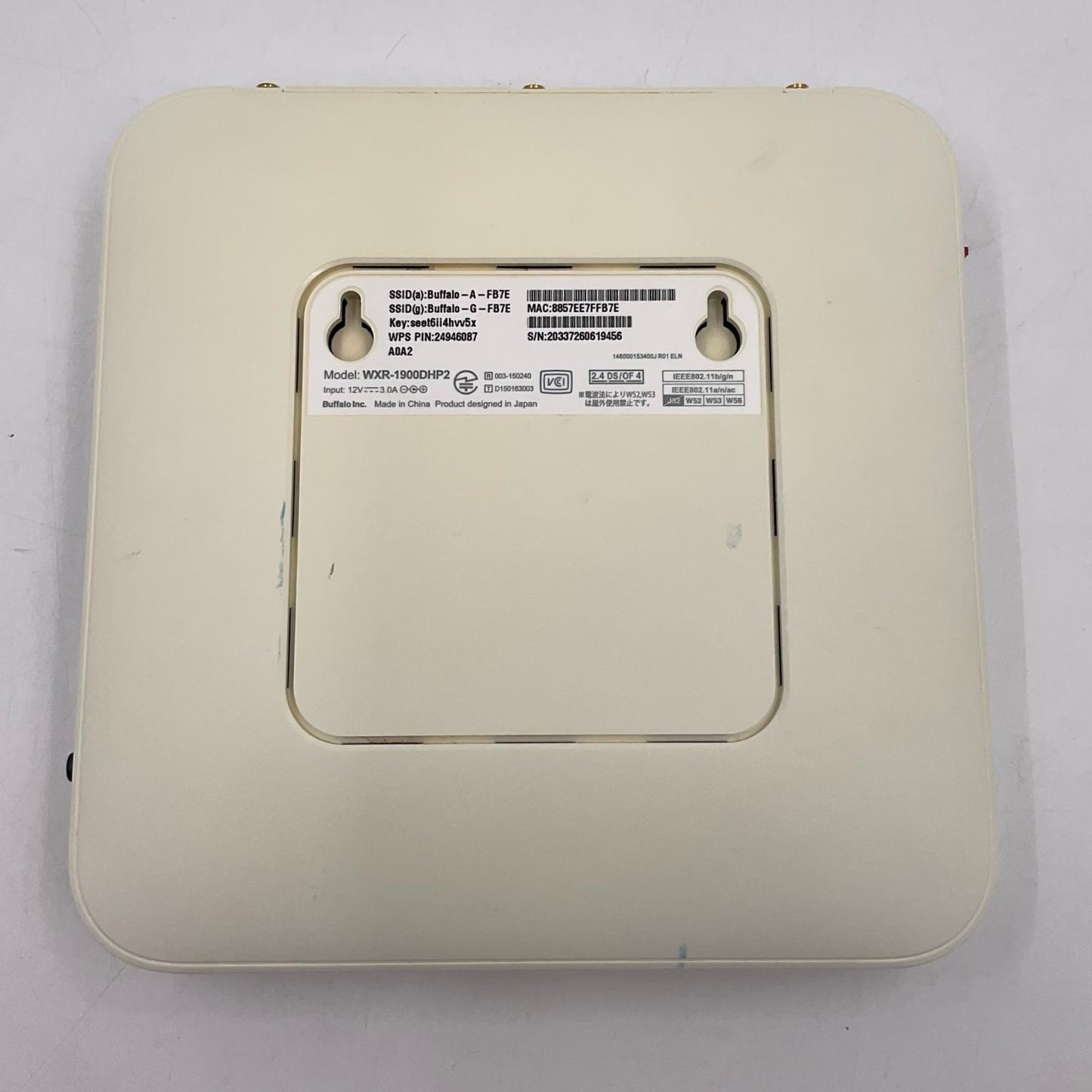 【全額返金保証】【最速発送】BUFFALO WXR-1900DHP2 美品 動作確認済