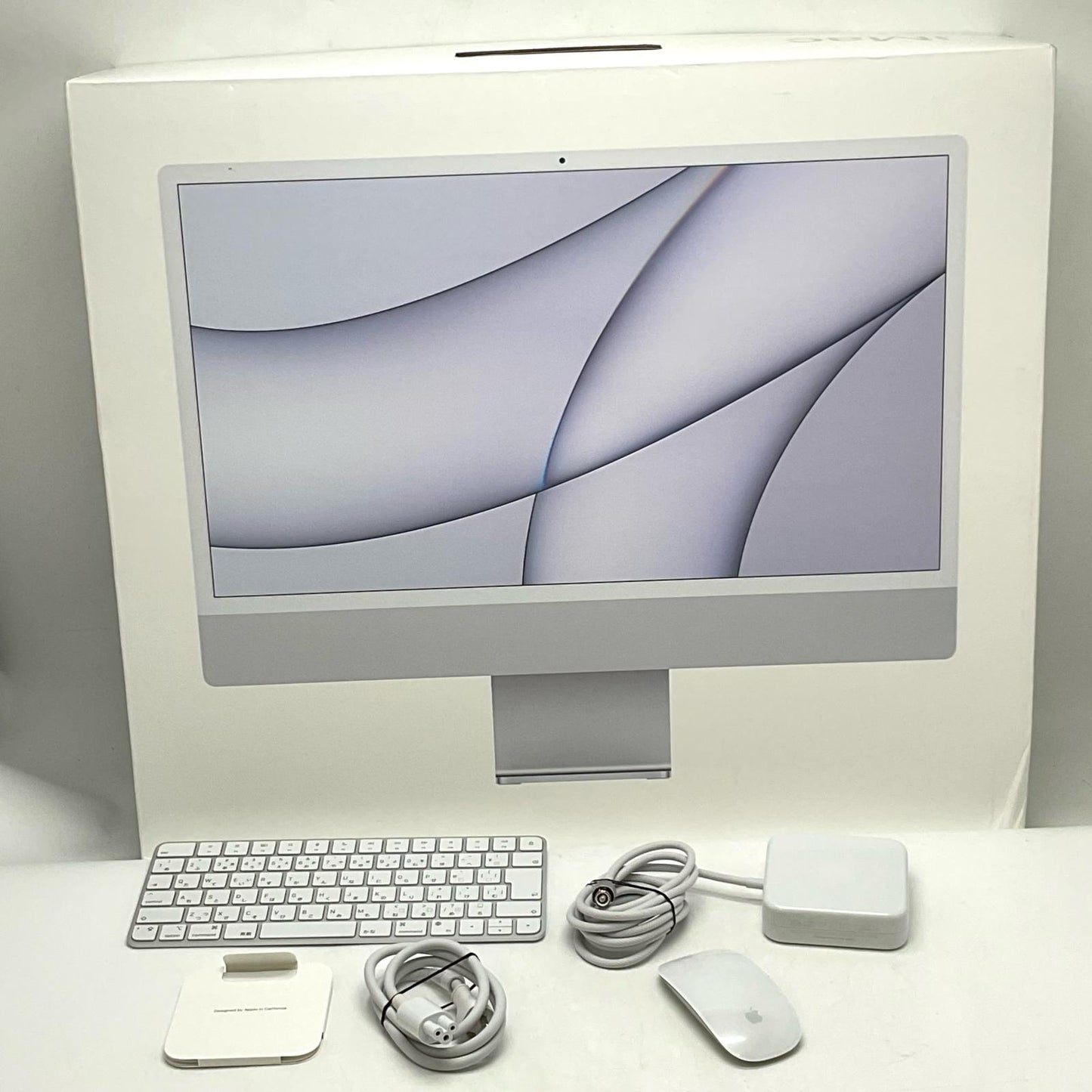 【全額返金保証】【最速発送】Apple iMac 24インチ Apple M1 8GB SSD 256GB シルバー 美品 動作確認済