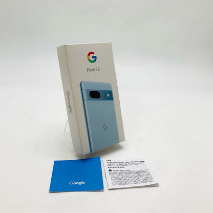 【全額返金保証】【最速発送】Google Pixel 7a 128GB Sea au G82U8 白ロム 美品 動作確認済
