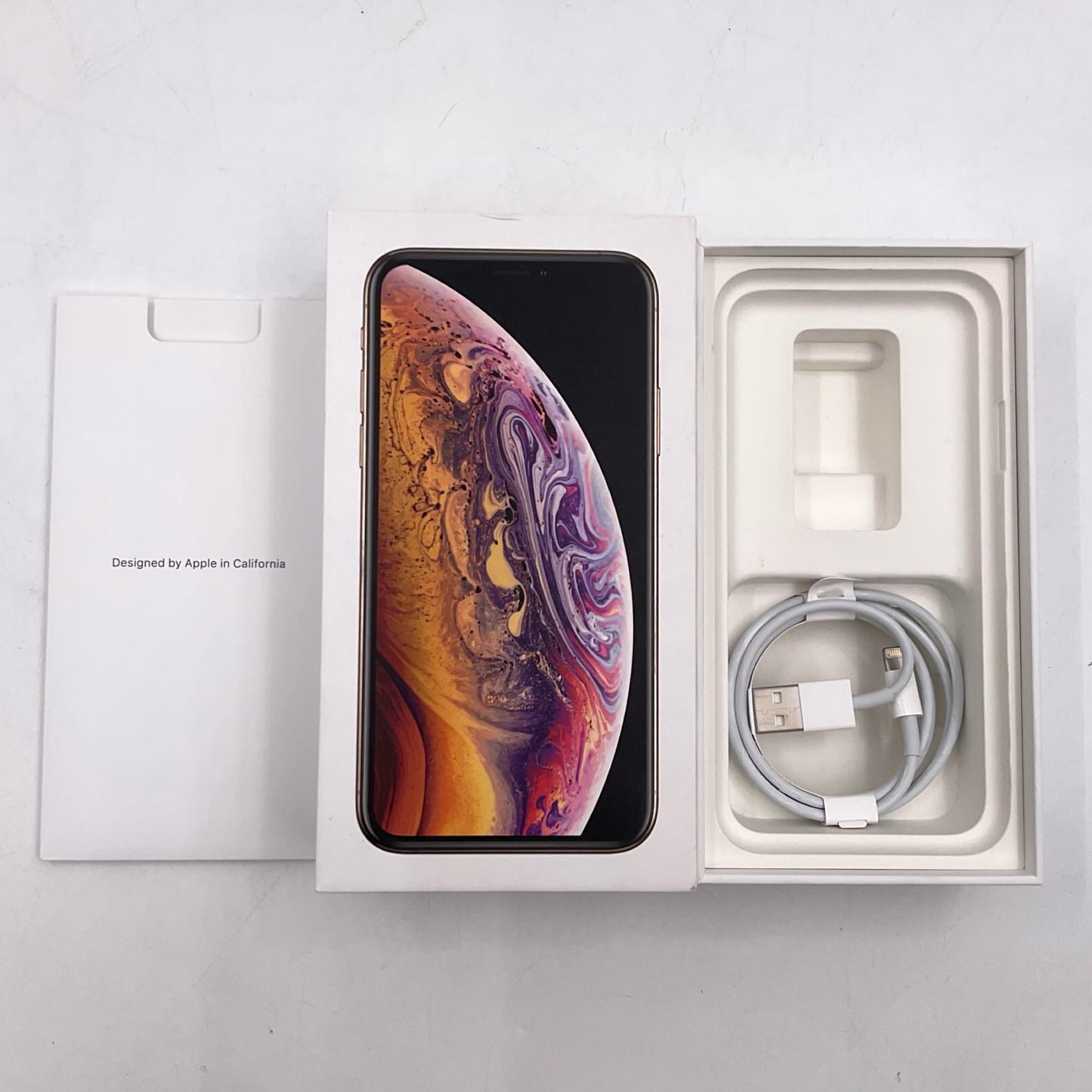 【全額返金保証】【最速発送】Apple iPhone iPhone XS 512GB ゴールド docomo SIMフリー 白ロム 動作確認済 75%