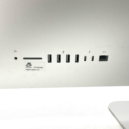 【全額返金保証】【最速発送】Apple iMac 27インチ 3GHz 6コア Intel Core i5 24GB フュージョンドライブ 1TB シルバー 美品 動作確認済