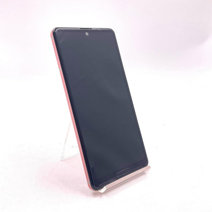 【全額返金保証】【最速発送】SHARP AQUOS sense5G 64GB コーラルレッド docomo SH-53A 白ロム 動作確認済