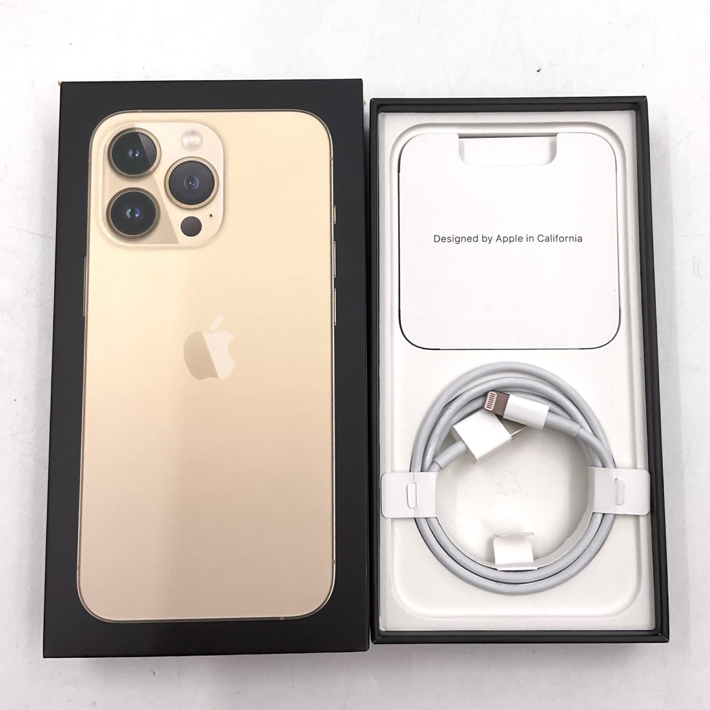 【全額返金保証】【最速発送】Apple iPhone iPhone 13 Pro 128GB ゴールド au 白ロム 美品 動作確認済 95%