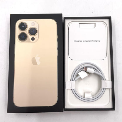 【全額返金保証】【最速発送】Apple iPhone iPhone 13 Pro 128GB ゴールド au 白ロム 美品 動作確認済 95%