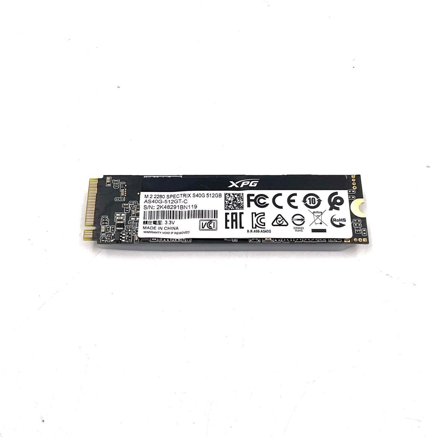 【全額返金保証】【最速発送】ADATA ストレージ XPG SX8100 美品 動作確認済