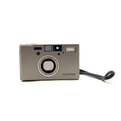 【全額返金保証】【最速発送】CONTAX T3D シングルティース [チタンシルバー] 美品 動作確認済