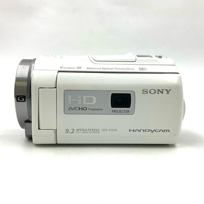 【全額返金保証】【最速発送】Sony HDR-PJ540 ホワイト 動作確認済
