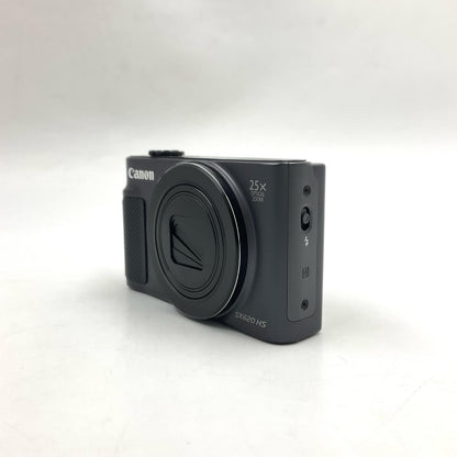 【全額返金保証】【最速発送】Canon デジタル一眼 Powershot SX620 HS ブラック 美品 動作確認済