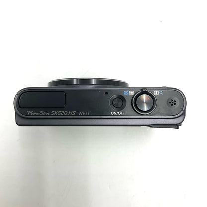 【全額返金保証】【最速発送】Canon デジタル一眼 Powershot SX620 HS ブラック 美品 動作確認済