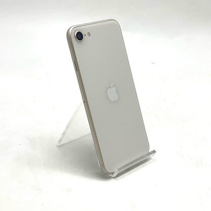 【全額返金保証】【最速発送】Apple iPhone iPhone SE（第3世代） 64GB スターライト au 白ロム 動作確認済 72%