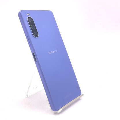 【全額返金保証】【最速発送】Sony Xperia 10 Ⅳ 128GB ラベンダー au SOG07 白ロム 動作確認済