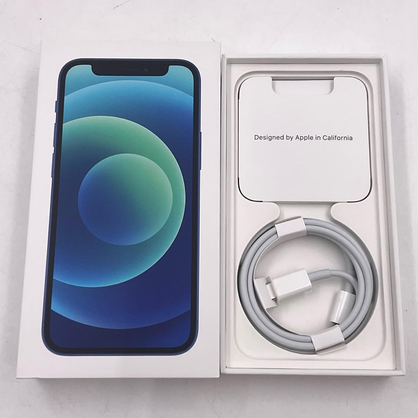 【全額返金保証】【最速発送】Apple iPhone iPhone 12 mini 128GB ブルー SIMフリー 白ロム 動作確認済 80%